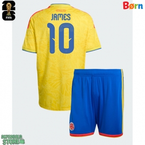 Colombia James Rodriguez #10 Replika Babytøj Hjemmebanesæt Børn VM 2026 Kortærmet (+ Korte bukser)